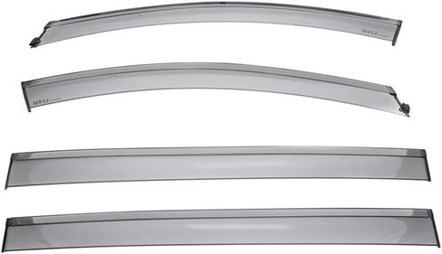 WellVisors Window Visors Wind Deflectors Compatible with Chrysler 2017-2022 Pacifica 2020-2022 Voyager with Black Trim Rain Guards 3-847CY002 in Kuwait