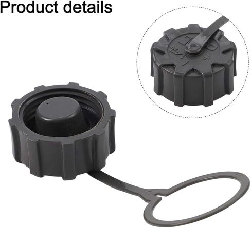 Fuel Tank for Kawasaki TH23 TH26 TH43 TH48, Black Engine Cap Replacement 51048-2078 in Saudi Arabia