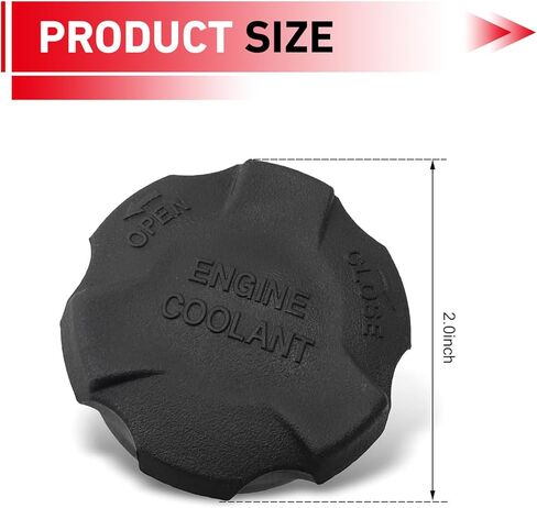 1 PC Coolant Reservoir Cap, Engine Radiator Tank Cover Replacement with Sealing Gasket, OEM #2544126100 25441-26100, Compatible with Hyundai Kia Santa Fe (Black) in Saudi Arabia