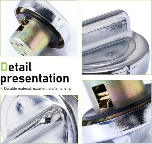 Motorcycle Fuel Gas Tank Cap, Leak-proof Twist & Lock Cover, Anti-rust Thickened Seal Ring Cap, Compatible with GY6 50cc 150cc 250cc Engine Tank ATV Moped Scooter Dirt Bike (Silver) in Saudi Arabia