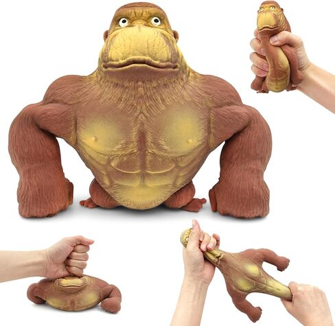 Squishy Monkey Toy,Stretchy Gorilla Toy,Elastic Stretchable, Monkey Squishy Fidget Toys for Anxiety Relief ADHD for Kids & Adults- Ideal Gift for Kids in Saudi Arabia