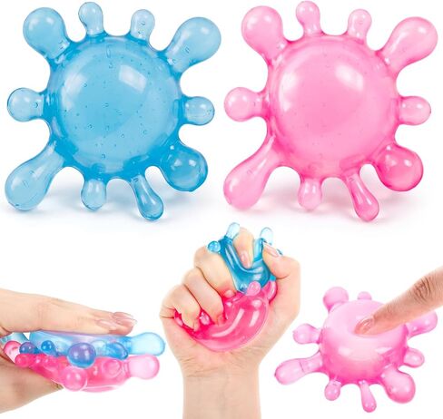 Halloscume 2 Pcs Slow Rising Stress Balls for Adults, Dachshund Solid Textured Fidget Stress Anxiety Relief Sensory Squeeze Ball for ADHD Office Mental Health Gifts Prizes Autism Party Favors in Saudi Arabia