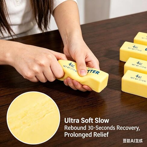 2 Pcs Butter Squishy,Squishy’s, Butter Squishy Toy,Butter Food Squishy Toys Stress Relief,Squishy Butter Stick,Slow Rising Squishy Toys, Soft Tactile Sensory Tool for Adults (2) in Saudi Arabia