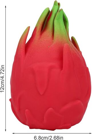 Dragon Fruit Squishy, Realistic Dragon Fruit Squeezy Squeeze Toy Slow Rebound Dragonfruit Sensory Squishy Jumbo Toys for Kids and Adults as Stylish Desktop Ornaments or Novelty Enthusiasts Present in Saudi Arabia