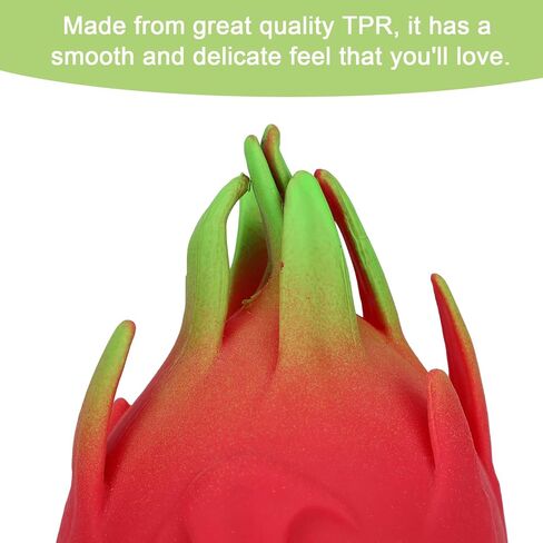 Dragon Fruit Squishy, Realistic Dragon Fruit Squeezy Squeeze Toy Slow Rebound Dragonfruit Sensory Squishy Jumbo Toys for Kids and Adults as Stylish Desktop Ornaments or Novelty Enthusiasts Present in Saudi Arabia