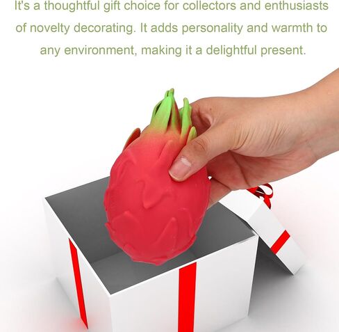 Dragon Fruit Squishy, Realistic Dragon Fruit Squeezy Squeeze Toy Slow Rebound Dragonfruit Sensory Squishy Jumbo Toys for Kids and Adults as Stylish Desktop Ornaments or Novelty Enthusiasts Present in Saudi Arabia
