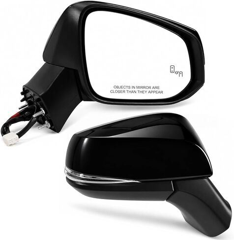 Passenger Side Mirror Replacement Fit for 2019 2020 2021 2022 Toyota Rav4 with Heated, Power Adjustment, Signal Lamp, Blind Spot Monitor, 2019-2022 Toyota Rav4 Right Door Mirror TO1321422 8 Pins in Saudi Arabia