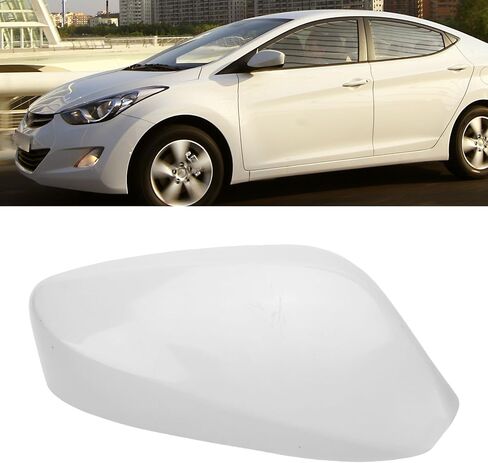 Side Rearview Mirror Cover: Compatible with Hyundai Elantra 2011–2016 - Rearview Mirror Cap Right (876263X000AN) in Saudi Arabia