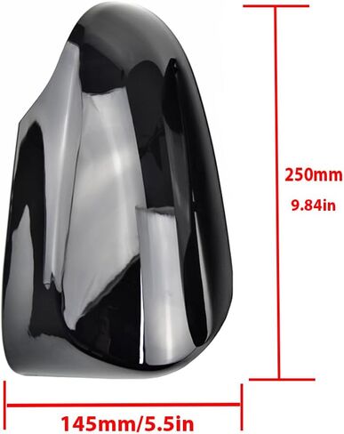 1 Pair Gloss Black Rearview Mirror Housings Door Mirror Covering Caps Compatible with To-yota Yaris 2006 2007 2008 2009 2010 2011 Rearview Mirrors Accessories in Saudi Arabia