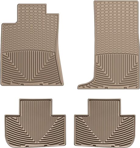 سجادات أرضية WeatherTech مناسبة لجميع الأحوال الجوية لسيارة Cadillac CTS-V، CTS - الصف الأول والثاني (W93TN-W193TN)، أسمر ضارب للصفرة in Kuwait