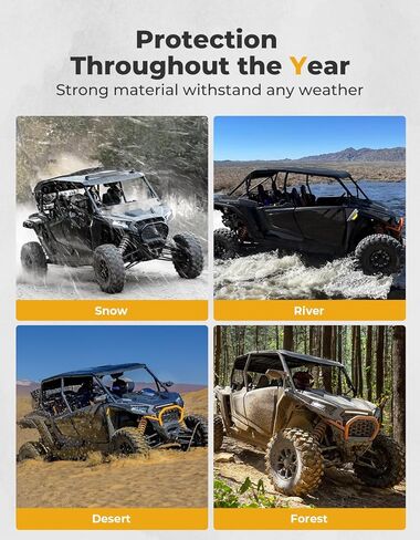 سجادات أرضية KEMIMOTO TPE متوافقة مع 2024 2025 2026 Polaris RZR XP 4 1000 ملحقات سجادة أرضية الصف الخلفي الأمامي غير القابلة للانزلاق 4 قطع حماية من جميع الأحوال الجوية بطانات مطاطية in Kuwait