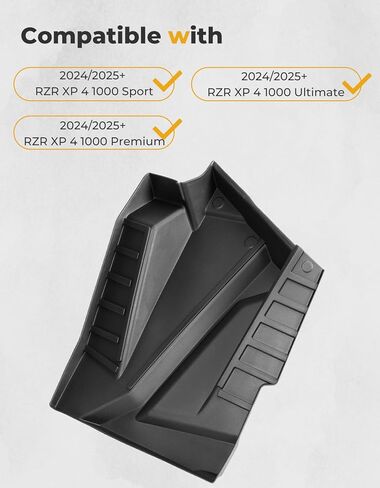 سجادات أرضية KEMIMOTO TPE متوافقة مع 2024 2025 2026 Polaris RZR XP 4 1000 ملحقات سجادة أرضية الصف الخلفي الأمامي غير القابلة للانزلاق 4 قطع حماية من جميع الأحوال الجوية بطانات مطاطية in Kuwait