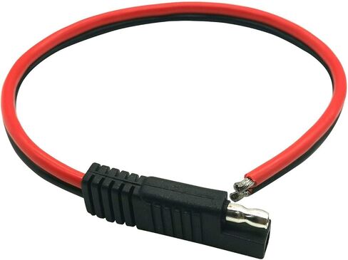 SAE 2 Pin Quick Connector Disconnect Plug Cable SAE Connector 2 Pin Single Plug SAE Automotive Extension Cable 1ft/30cm (12AWG 2Pack) in Saudi Arabia