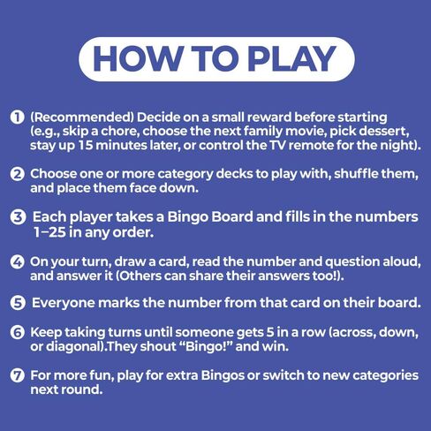 ConvoCards – 150 Family Conversation Cards with Bingo Boards, Fun Dinner Table Game with 6 Categories of Engaging Questions for Kids, Teens & Adults to Connect, Game Night & Road Trip Group Activity in Saudi Arabia