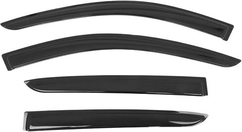 Side Window Deflectors, Compatible with 2019-2025 Cadillac XT4, Tape-On Smoke/Tinted Acrylic, 4PCS, Window Rain Shields in Saudi Arabia