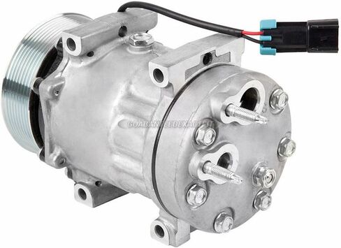 AC Compressor & 119mm 8-Groove A/C Clutch For Freightliner Replaces Sanden SD7H15 4816 4483 4544 12v - BuyAutoParts 60-02066NA New in Kuwait