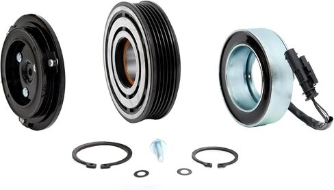 FKG AC Compressor Clutch Assembly Repair Kit 158271 Fit for 2012-2015 Chevy Cruze (L4 1.4L Only) in Kuwait