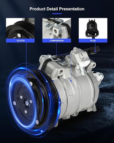 ECCPP AC Compressor Fast Cooling for Honda for Accord 2.4L 2012 2013 2014 2015 Air Conditioning Compressor in Kuwait