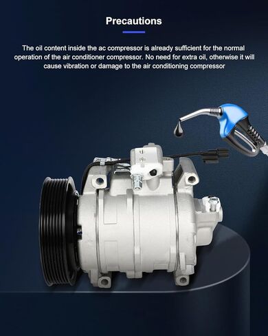 ECCPP AC Compressor Fast Cooling for Honda for Accord 2.4L 2012 2013 2014 2015 Air Conditioning Compressor in Kuwait