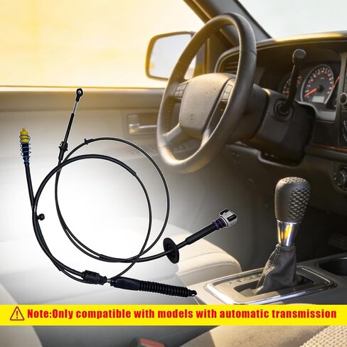 Automatic Transmission Gear Shift Cable Compatible with CHEVROLET SILVERADO 1500 2500 3500,GMC SIERRA 1500 2500 3500 1996-2007,Replaces 12477640 in Saudi Arabia
