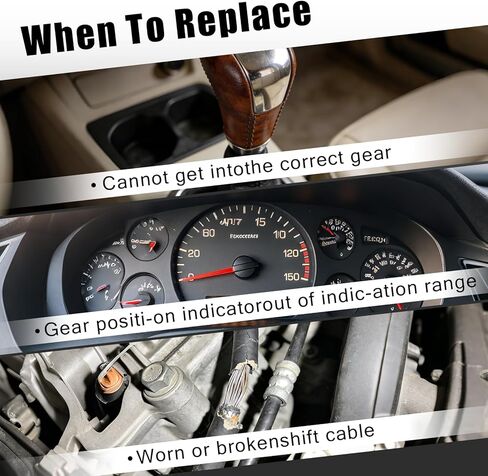 Automatic Transmission Gear Shift Cable Compatible with CHEVROLET SILVERADO 1500 2500 3500,GMC SIERRA 1500 2500 3500 1996-2007,Replaces 12477640 in Saudi Arabia