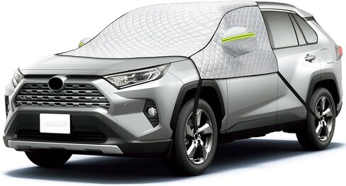 غطاء الزجاج الأمامي للسيارة متوافق مع Ford F150 F250، مظلة فضية للزجاج الأمامي، تحجب الأشعة فوق البنفسجية، غطاء ملتف للزجاج الأمامي مقاوم للطقس، يحافظ على برودة سيارتك in Kuwait