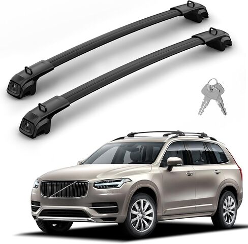 قضبان متقاطعة لحامل السقف Richeer 330LBS لـ 2023-2025 Kia Telluride (X-PRO وX-LINE)، شريط متقاطع من الألومنيوم عالي التحمل قابل للقفل، حلقات ربط معدلة لرفوف البضائع على السطح وحامل الأمتعة للدراجة in Kuwait