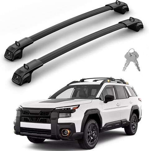 قضبان متقاطعة لحامل السقف Richeer 330LBS لـ 2023-2025 Kia Telluride (X-PRO وX-LINE)، شريط متقاطع من الألومنيوم عالي التحمل قابل للقفل، حلقات ربط معدلة لرفوف البضائع على السطح وحامل الأمتعة للدراجة in Kuwait