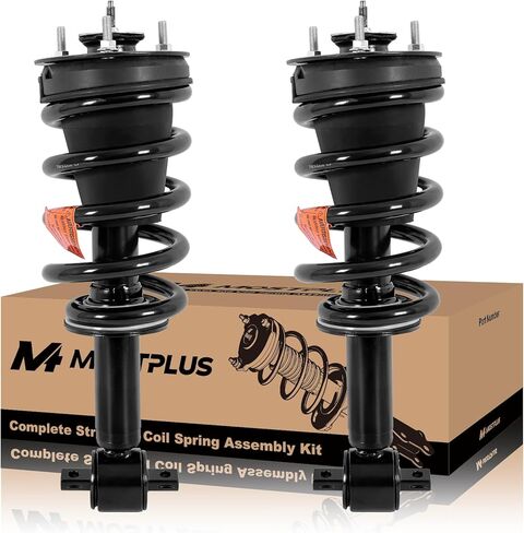 MOSTPLUS Front Struts Assembly Compatible for Chevrolet Silverado 1500 2014-2018 4.3L, 5.3L, 6.2L | Rear Wheel Drive | Except Magnetic Ride Control Suspension 139112 Pair 2PCS in Kuwait
