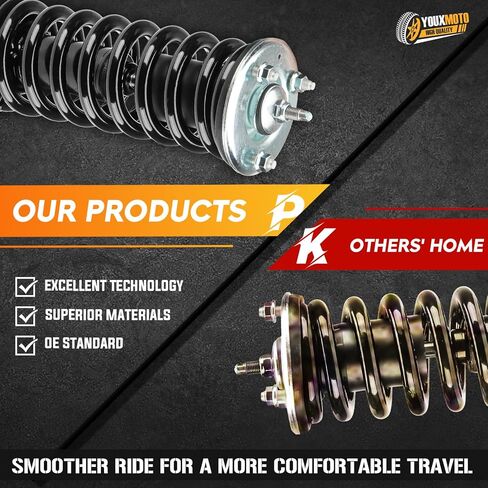 2PCS Front Complete Struts Assembly Shock Absorber Fit for Nissan Pathfinder 2005-2012, for Xterra 2005-2015, Fit for Suzuki Equator 2009-2012, Replace 171103 in Kuwait