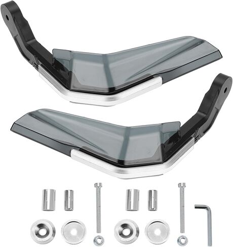 1Set Universal Hand Guard Knuckle Guard Protector for Motorcycles Handguard Cold Protection Windproof Rainproof Black,Silver Tone CNC Aluminum Alloy in Kuwait