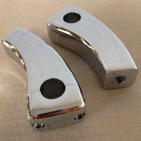 SMT-Chrome Handlebar Pullback Risers Compatible With Kawasaki Vulcan 800 900 1500 1600 1700 2000 Classic 1'' [B075VLRDG3] in Kuwait