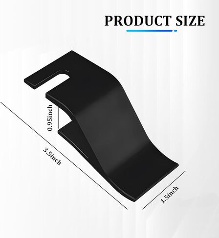 Motorcycle Tire Bead Installation Holder Hook, Aluminum Alloy Vehicle Tyre Removal Install Assistance Changer Tool, Auto Tire Changing Accessory, Universal for Most Vehicles (Black) in Kuwait