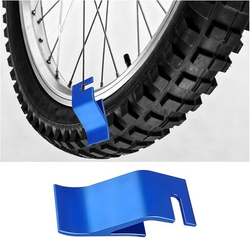 Motorcycle Tire Bead Installation Holder Hook, Aluminum Alloy Vehicle Tyre Removal Install Assistance Changer Tool, Auto Tire Changing Accessory, Universal for Most Vehicles (Black) in Kuwait