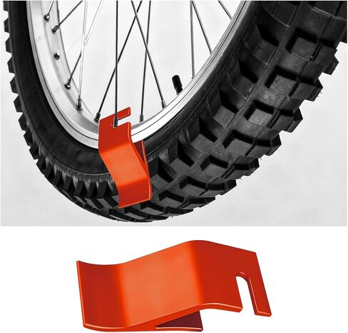 Motorcycle Tire Bead Installation Holder Hook, Aluminum Alloy Vehicle Tyre Removal Install Assistance Changer Tool, Auto Tire Changing Accessory, Universal for Most Vehicles (Black) in Kuwait