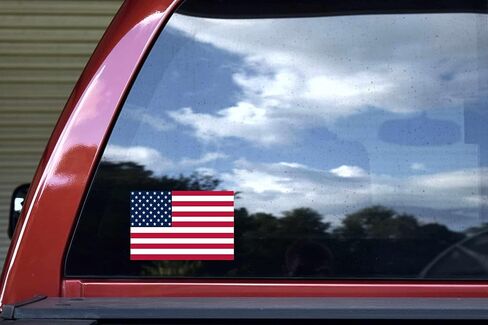StickerTalk USA Flag Vinyl Sticker, 6 inches by 4 inches in Kuwait