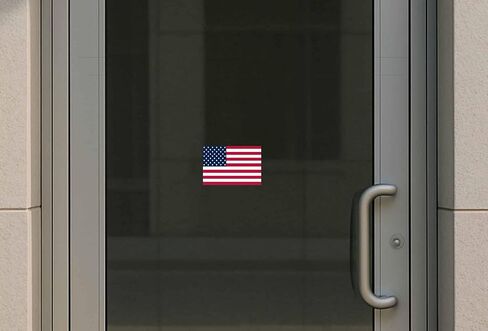 StickerTalk USA Flag Vinyl Sticker, 6 inches by 4 inches in Kuwait