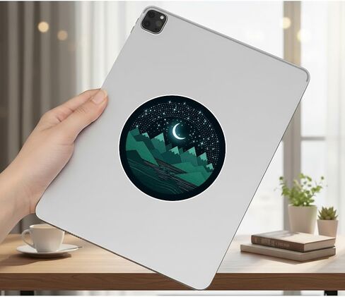 Between The Mountains and The Stars Vinyl Sticker 5 inch, Infinity Stickers for Water Bottles, Waterproof Vinyl Decal for Laptop, Removable Indoor and Outdoor Use for Car, Truck, Van in Saudi Arabia