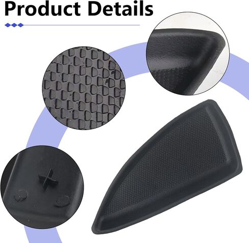 4 PCS Car Door Switch Bezel Cap, Left/Right Front/Rear Plastic Bolt Cover, Door Switch Bezel Interior Protective Accessories, Compatible with the Chevy Malibu 2016-2018 (Black) in Saudi Arabia