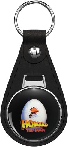 Howard The Duck 68 Gift For Fans For Men and Women Leather Keychain Stainless Steel Ring for Keys, Bags, or Backpacks in Kuwait