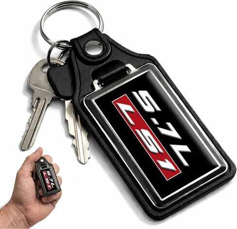Brotherhood Compatible with Engine 5.7L LS1 Emblem Design Keychain Key Holder Key Ring For Men Heavy Duty Car Keyring For Men and Women in Kuwait