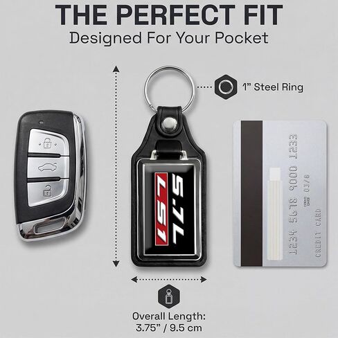 Brotherhood Compatible with Engine 5.7L LS1 Emblem Design Keychain Key Holder Key Ring For Men Heavy Duty Car Keyring For Men and Women in Kuwait