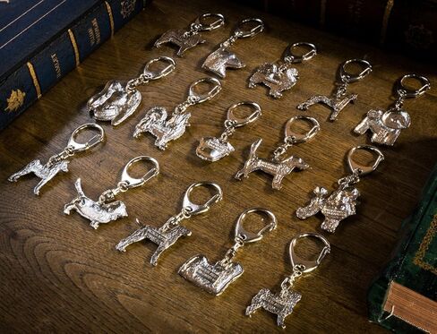 Old English Sheepdog Made in U.K Artistic Style Dog Key Ring Collection in Saudi Arabia