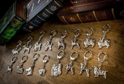 Old English Sheepdog Made in U.K Artistic Style Dog Key Ring Collection in Saudi Arabia
