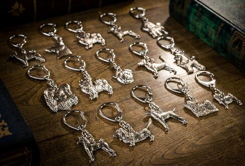Old English Sheepdog Made in U.K Artistic Style Dog Key Ring Collection in Saudi Arabia