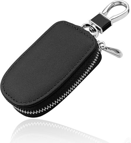 1 PCS Car Remote Control Key Bag, Car Key Fob Cover Case, Built-in Anti-fall Key Storage Pendant, Fits For Cars (Coffee color) in Saudi Arabia