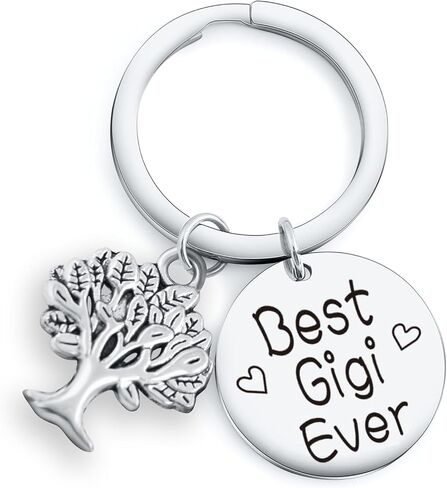Gigi Nana Gifts For Mothers Day Jewelry For Grandma Jewelry Mamaw Keychain Yaya Gifts Nonna Keychain in Kuwait