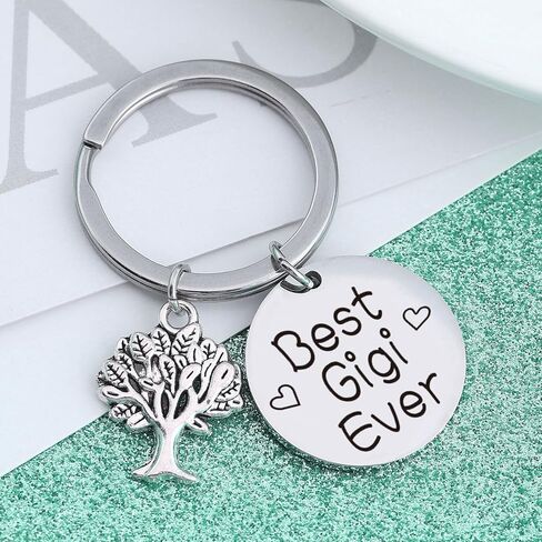 Gigi Nana Gifts For Mothers Day Jewelry For Grandma Jewelry Mamaw Keychain Yaya Gifts Nonna Keychain in Kuwait