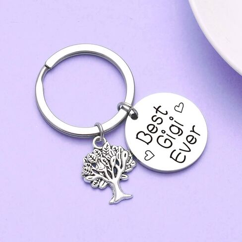 Gigi Nana Gifts For Mothers Day Jewelry For Grandma Jewelry Mamaw Keychain Yaya Gifts Nonna Keychain in Kuwait