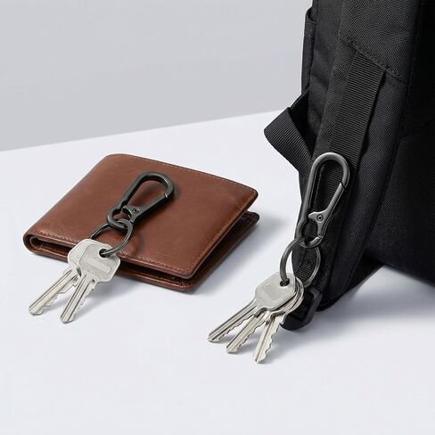 Keychain 2Pcs, Metal Keychain, Key Holder Organizer, Key Ring for Home, Car and Safe Key for Travel and Carry in Kuwait